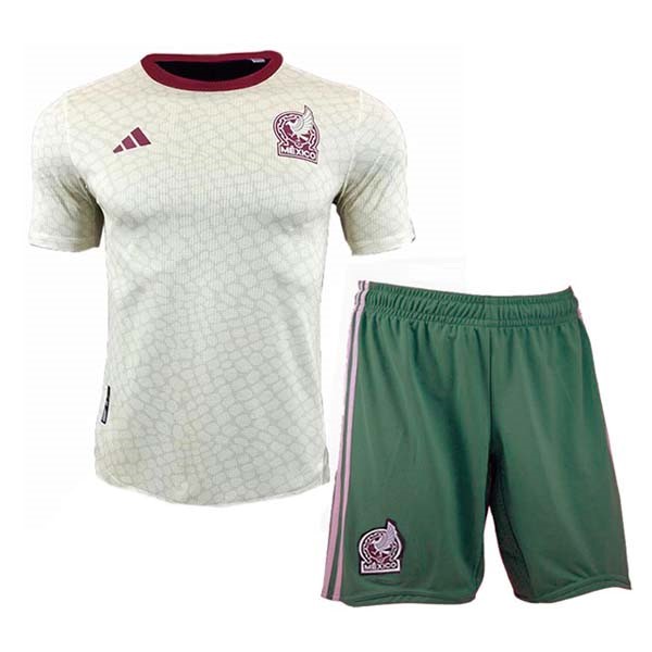 Camiseta México 2nd Niños 2022-2023 Blanco